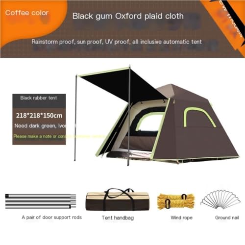Carpa para camping doble capa automática impermeable ligera miniatura 2