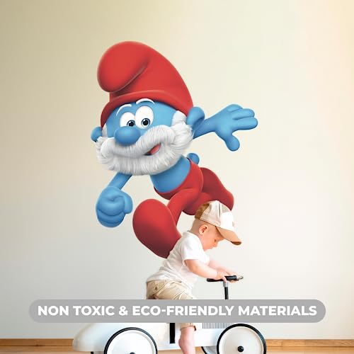 Vinilo Decorativo Pegatina Pared Papa Smurfs 10x13 pulgadas miniatura 5