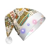Tre modalità di luce LED: le luci LED integrate staccabili presentano lampeggiamento veloce, lampeggio lento e bagliore costante, creando un effetto giocoso e luminoso perfetto per feste, riunioni o foto.