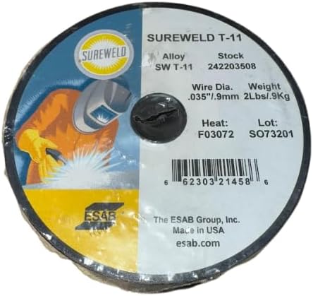 ESAB Sureweld T-11 .035" (9 mm) 2 libras, 242203508