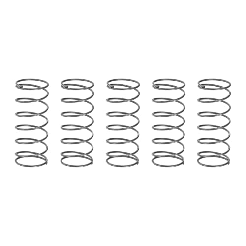 uxcell 5Pcs Compression Spring 14mm OD 0.8mm Wire Size 35mm Free Length