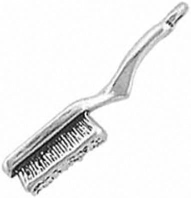 Sterling Silver 3D Hairbrush Charm Item #1216