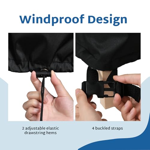 Forspark 36 X 37 X 36 INCHES-2 PACKS Outdoor Furniture Covers Waterproof, Heavy Duty Patio Chair Covers 2 Packs thumb #4