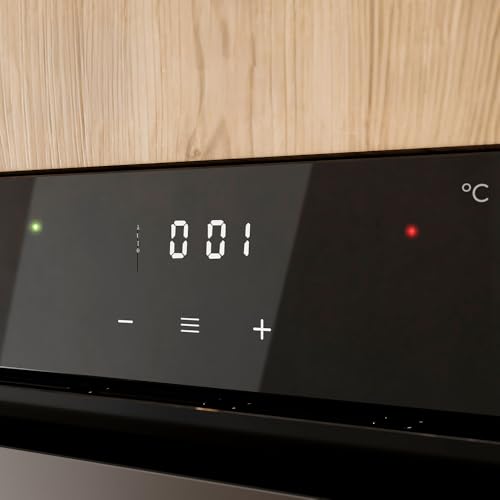 Cecotec Einbau-Backofen Multifunktion 70L Bolero Hexa M226001 Glass Black. 2800W, 7 Funktionen, Display, Steam Base XXL, Steam Assist, Steam EasyClean, Kühlgebläse, Eco-Modus, Konvektionsmodus, Grill