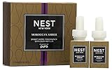 NEST Fragrances NEST184MA Smart Home Fragrance Diffuser Refill, Set of 2, Moroccan Amber, 2 Count