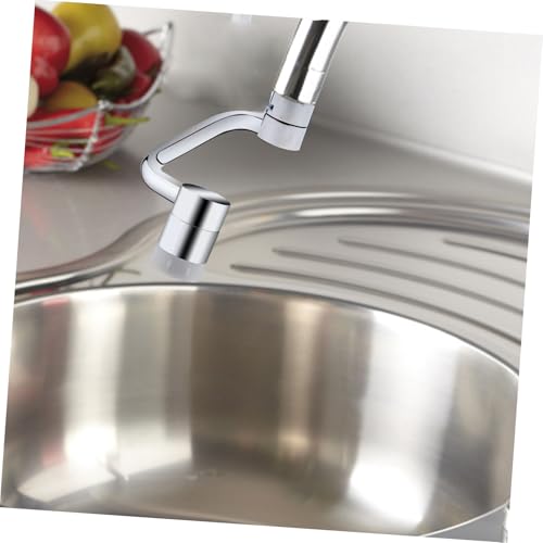 Evite salpicaduras con el extensor de grifo brazo robótico Mikikit de cobre para cocina 5
