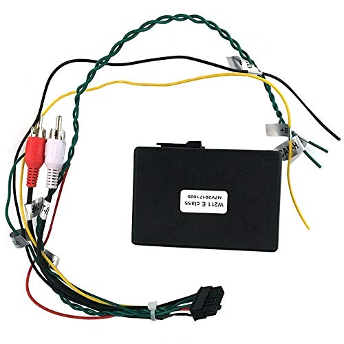 Kit de Radio Fibra óptica Clase E W211 E200 E220 E230 AUX Coche decodificador Caja del Adaptador del Amplificador 2002-2012