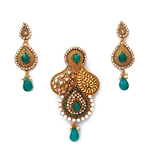 Multi Green verde-ónice de cobre chapado en oro para un diseño de joyería fina elegante