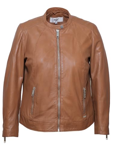 MAZE Chaqueta de cuero para mujer 42021317, coñac, 50