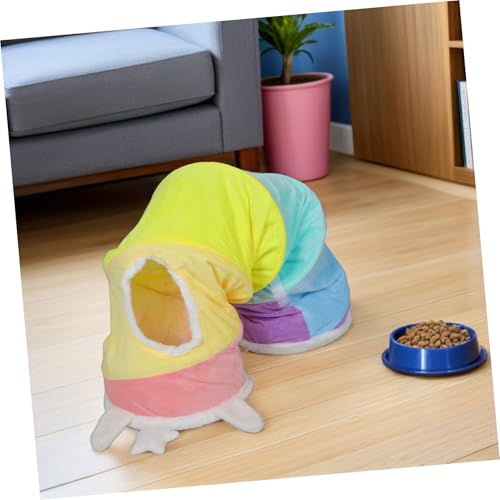 Cat Tunnel Juguete de Persecución para Gatos Interactivo Plegable 7