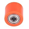 Qiily Tendeur de chaîne, Guide universel de roue de galet de tendeur de rouleau de chaîne universel de 8mm pour la moto Dirt Bike Enduro(Orange) #3