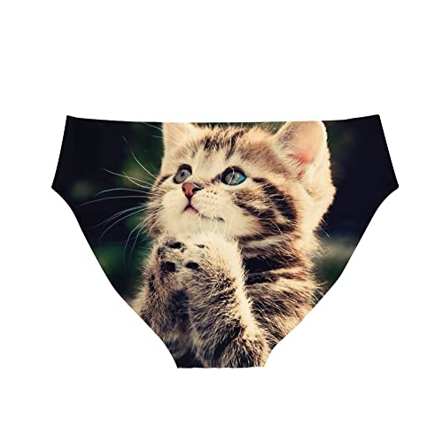 Women Kitty Underwear Hipster Panties Low Rise Soft Breathable For Bachelorette Daily Party #TOP1