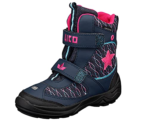 Preisvergleich Produktbild Lico Maline V Blinky Mädchen Schneestiefel, marine / pink / türkis, 25 EU