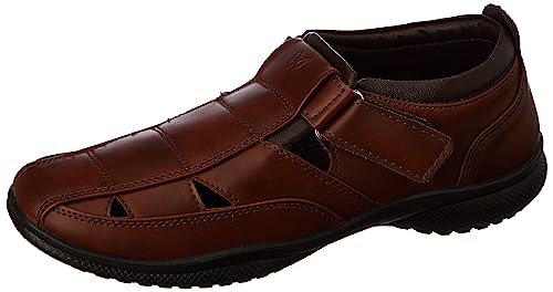 Image of WALKAROO WF6255 Mens Roman Sandals for formalwear and regular use
