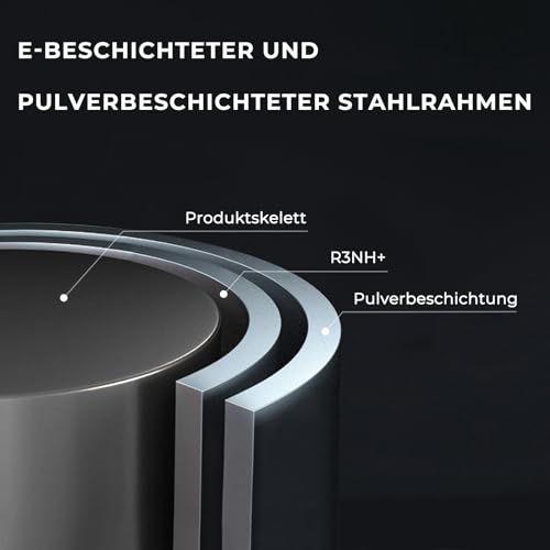 Grand patio Coffee Table Side Table Round End Table for Outdoor 70CM X 70 CM Lightweight Beside Table for Garden Terrace Living Room Office Outdoor Indoor Balcony -Peacock Blue - Image 5