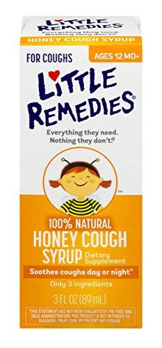 Little Remedies Honey Cough Syrup, 3 Oz, 100% Natural, Ages 12 Months Little Remedies Honey Cough Syrup, 3 Oz, 100% Natural, Ages 12 Months