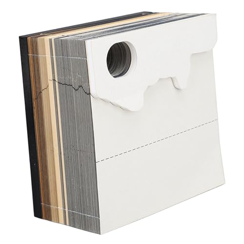 Calendrier 2024 bloc-notes 3D château papier de sculpture d'art - 7