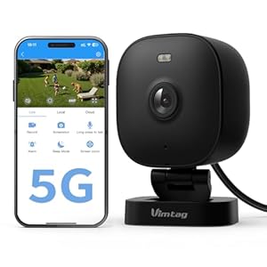 VIMTAG 2, 5K Mini Kamera Überwachung Aussen, 5G/2.4G WLAN Kamera Außen, Außenkamera mit PIR- Bewegungserkennung Aufnahme, Aussenkamera mit App, Farbige Nachtsicht, 2-Wege-Audio SD/Cloud-Speicher, Alexa, IP65
