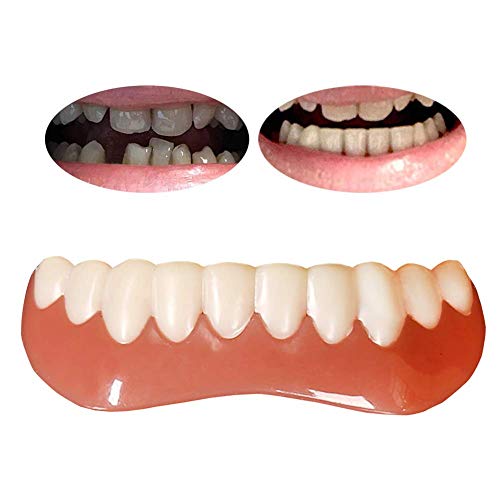 Carillas dentales Dientes Inferior de Sonrisa Instantánea Dentadura Inferiores para sonrisa perfecta,...