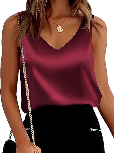 Mawor Womens Going Out Tops Casual Work Off Shoulder Lady Shirts Long V Neck Dress Shirts Plus Camis...