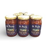 El Pinto Black Bean And Corn Salsa, Medium, 16 Ounce (Pack of 6 Jars)