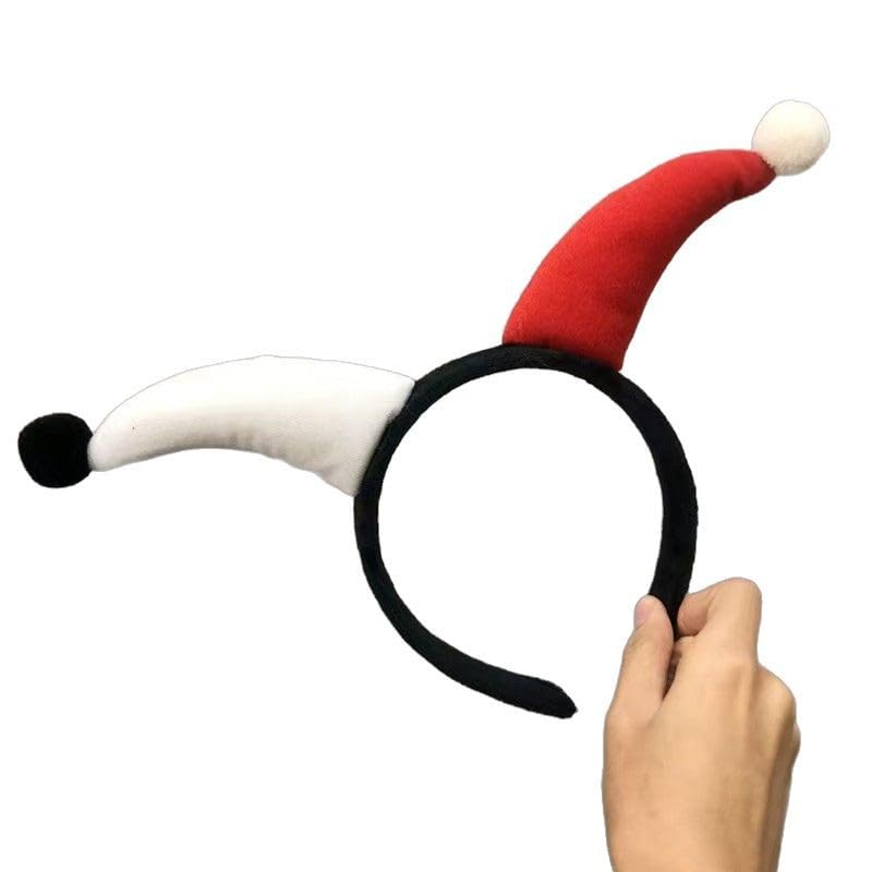 FFDHWU 3 Pieces Of Clown Headbands, Funny And Fun Headbands, Role-Playing Props, Party Supplies, Red Black