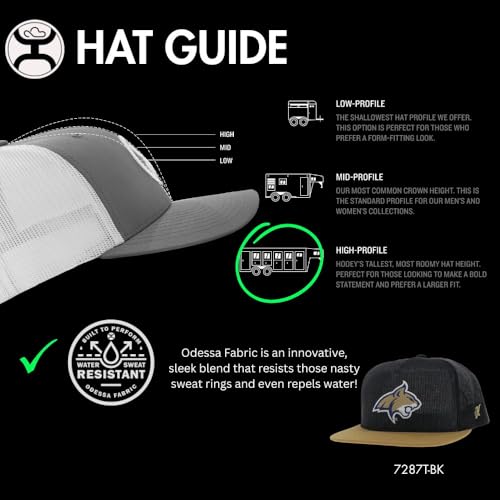 HOOEY - Gorra 5 Panel Trucker con logo Montana State miniatura 5