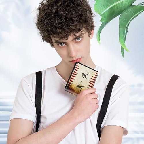 Image of EXXBYELI Boys Wallets Leather Wallets Basketball Pattern Kids Wallets for Ages 9-12 8-10 11-15, Cute Cool Funny Aesthetic Wallets With Coin Pocket Id Window Teen Wallets for Boys Wallet