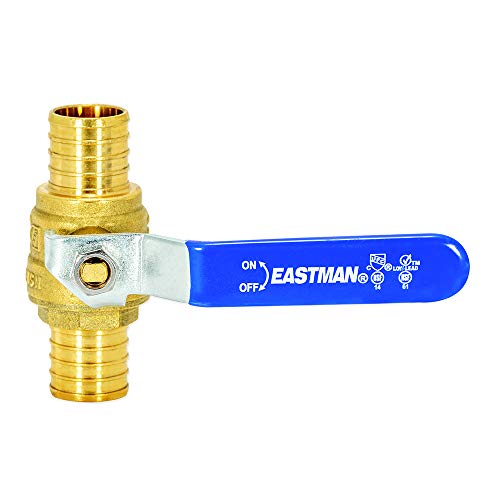 Eastman 1 Inch Pex Full Port Ball Valve, Brass Plumbing Fitting, 20095Lf #TOP5