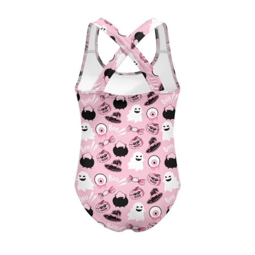 Image of Girls One Piece Swimsuits Quick Dry Beach Bathing Suit Crossback Swimwear 5-14 Years