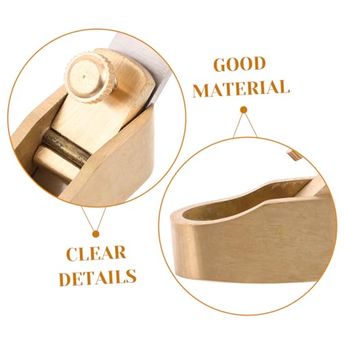 Herramienta de luthier para violín mini cepillo de latón para madera 4