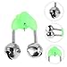 Happyyami 60pcs Fishing Rod Bells Lightweight Durable Bait Alarm Spiral Clamp for Immediate Fish Bite Notification for All Outdoor Fishing Environments