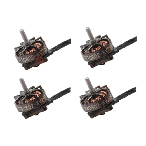 Moteur sans balais RS0802 20000KV Tinywhoop avec arbre 1.5mm et hélice micro drone