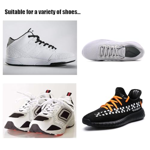Image of Handshop 1 /4 inch Oval Athletic Shoelaces 24 inch-72 inch in 22 Colors Half Round Shoe Laces