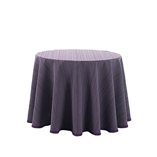 Martina Home Ribera - Falda para Mesa Camilla , Lila, Redonda de 80