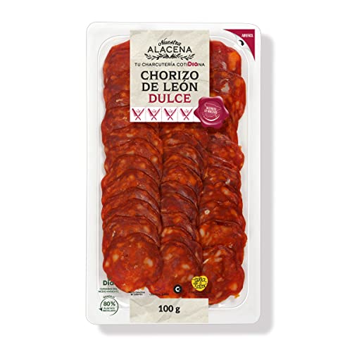 DIA NUESTRA ALACENA chorizo de León dulce en lonchas envase 100 gr