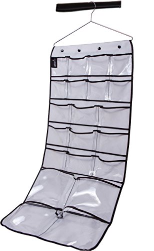 Misslo Hanging Closet Dual-Sided Organizers, 42 Pockets, 38.5 by 17.75-Inch