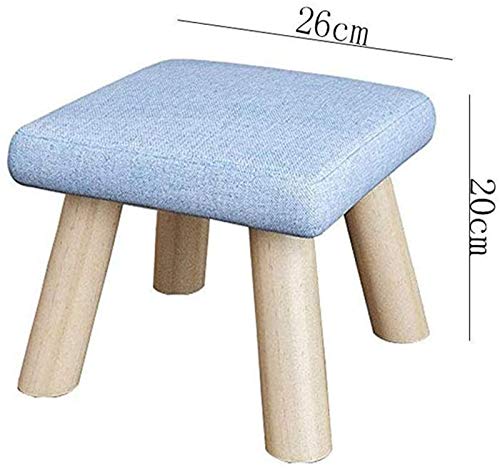 Reposapiés taburete tocador y sofá de madera maciza 26x19cm 3