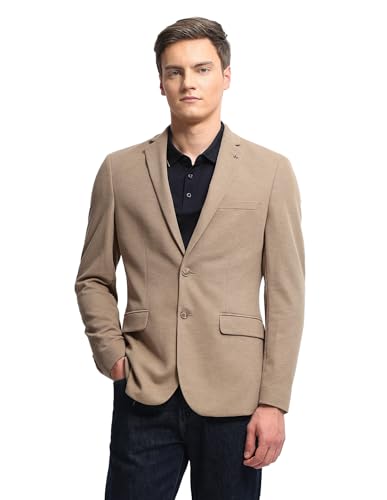 Image of Arrow Men's Zero Calorie Slim fit Heathered Blazer