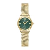 Pierre Lannier   Montre Pya   Quartz Mouvement de Montre   Epaisseur du boîtier: 7.4 mm   Largeur du boîtier: 26 mm   Acier Inoxydable   Vert   5 ATM