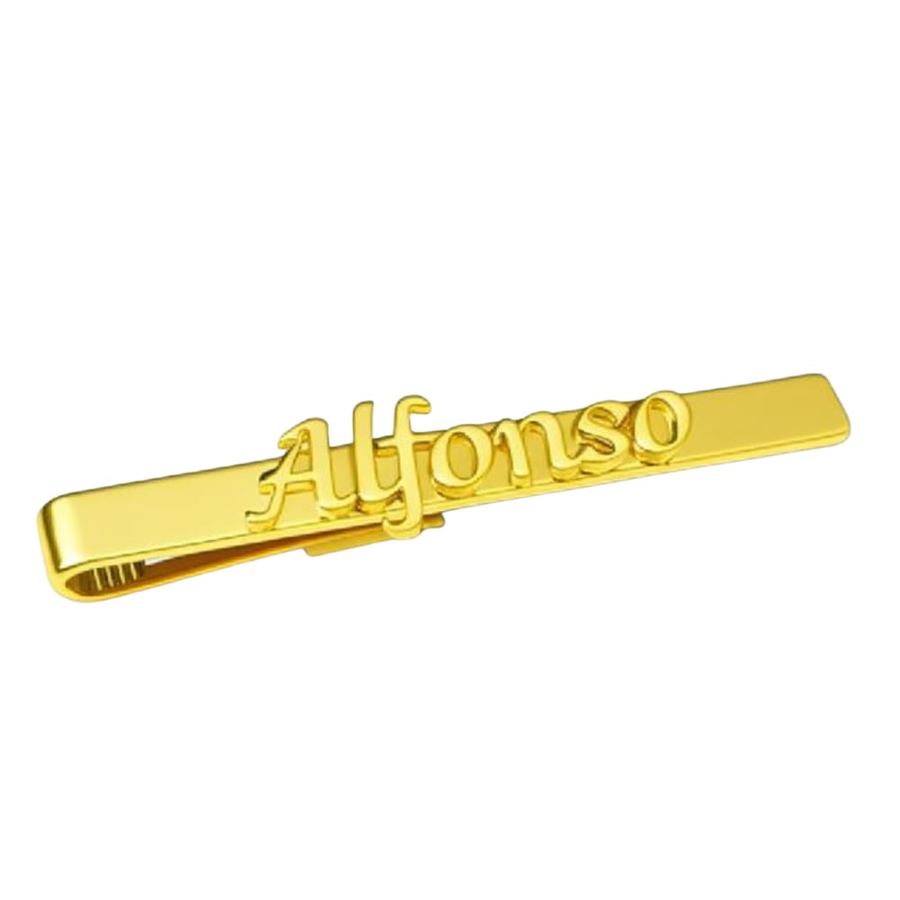 Personalized Tie Clip | Custom Engraved Name Tie Bar | Groomsmen Wedding Gift | Stylish Men’s Formal Accessory | MOSKAI-picture-18
