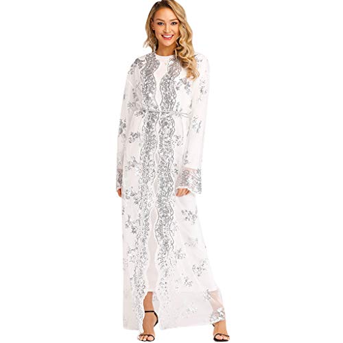 Hansee Women Fashion Ethnic Robes Abaya Islamic Muslim Middle East Maxi Dress Bandage Kaftan