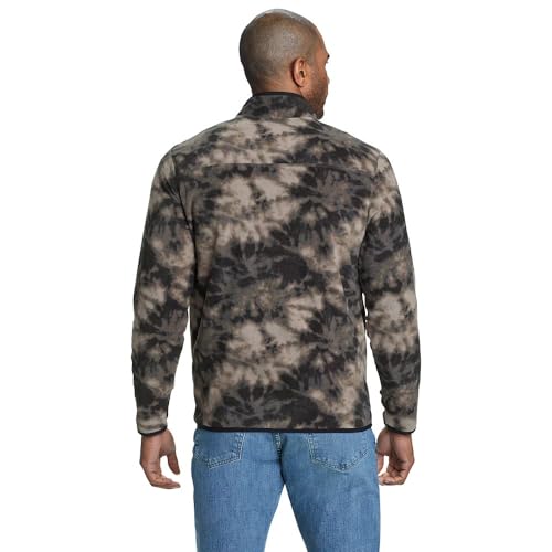 Image of Eddie Bauer Men's Chutes Long-Sleeve Snap Mock Neck Fleece