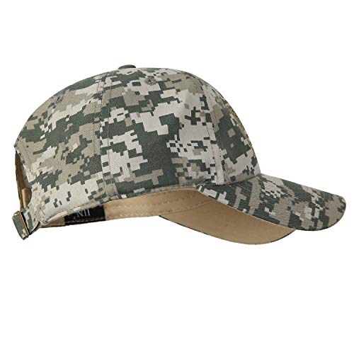 Image of IIN American Flag Baseball Cap for Men Women Low Profile USA Army Tactical Operator Military Plain Dad Hat