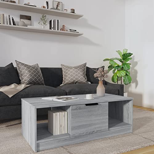 Table Basse Sonoma Gris et Design Industriel pour un Apéritif Convivial - 2