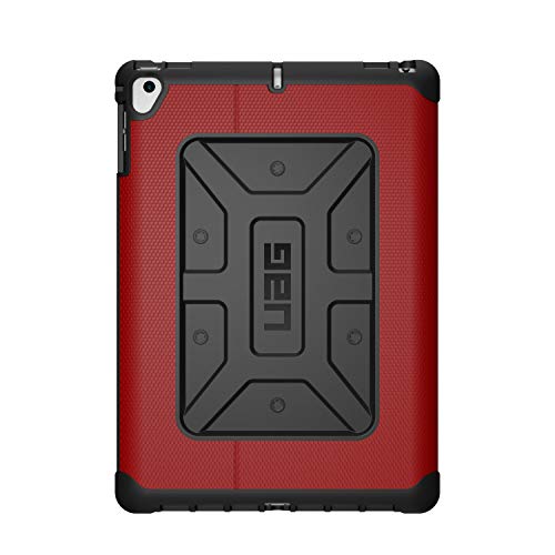 Urban Armor Gear Uag Designed For Ipad 9.7 Universal Case - Ipad 9.7 (2017 5Th Gen & 2018 6Th Gen), Ipad Pro 9.7, Ipad Air 1/Air 2 Metropolis Folio Rugged Military Drop Tested, Magma W/ Black Logo #TOP1