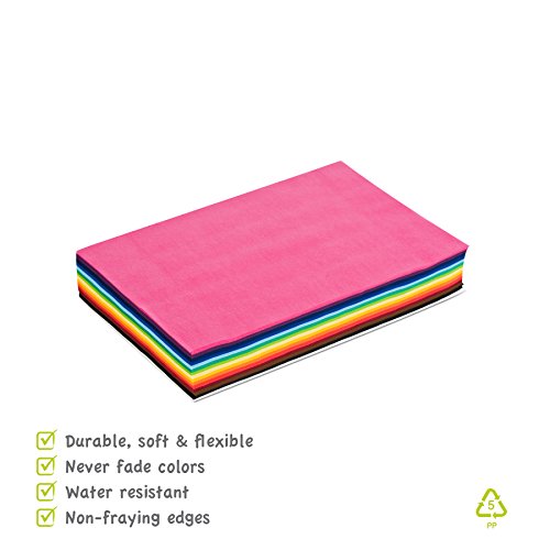 Smart-Fab Fabric Weatherproof Cut Sheet, 9 X 12 Inches, Assorted Color, Pack Of 270 #TOP1