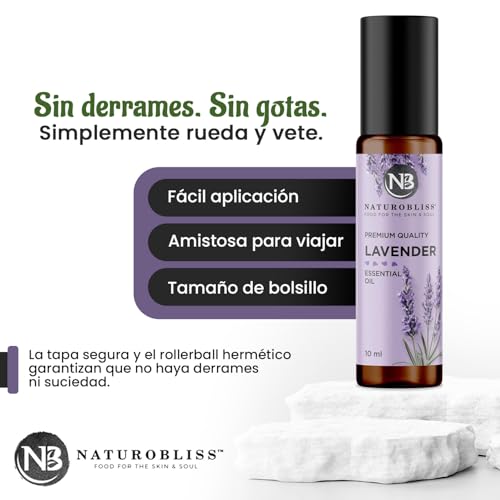 Image of NaturoBliss Lavender Essential Oil Roll On, 10 ml