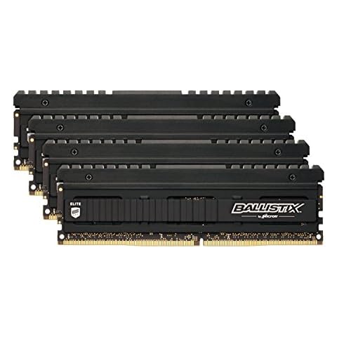 Ballistix Elite 16GB Kit (4GBx4) DDR4 3000 MT/s (PC4-24000) DIMM 288-Pin Memory - BLE4K4G4D30AEEA Cover