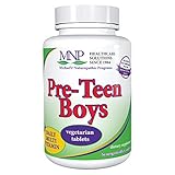 Michael's Naturopathic Programs Pre Teen Boys Daily Multivitamin - 30 Vegetarian Tablets - Daily Multivitamin Supplement with Male Herbal Blend - Gluten Free, Kosher - 30 Servings